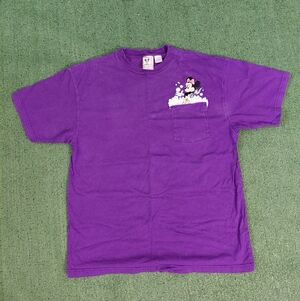 VINTAGE Disney Designs Minnie Mouse Embroidered Bath T Shirt Size L/XL